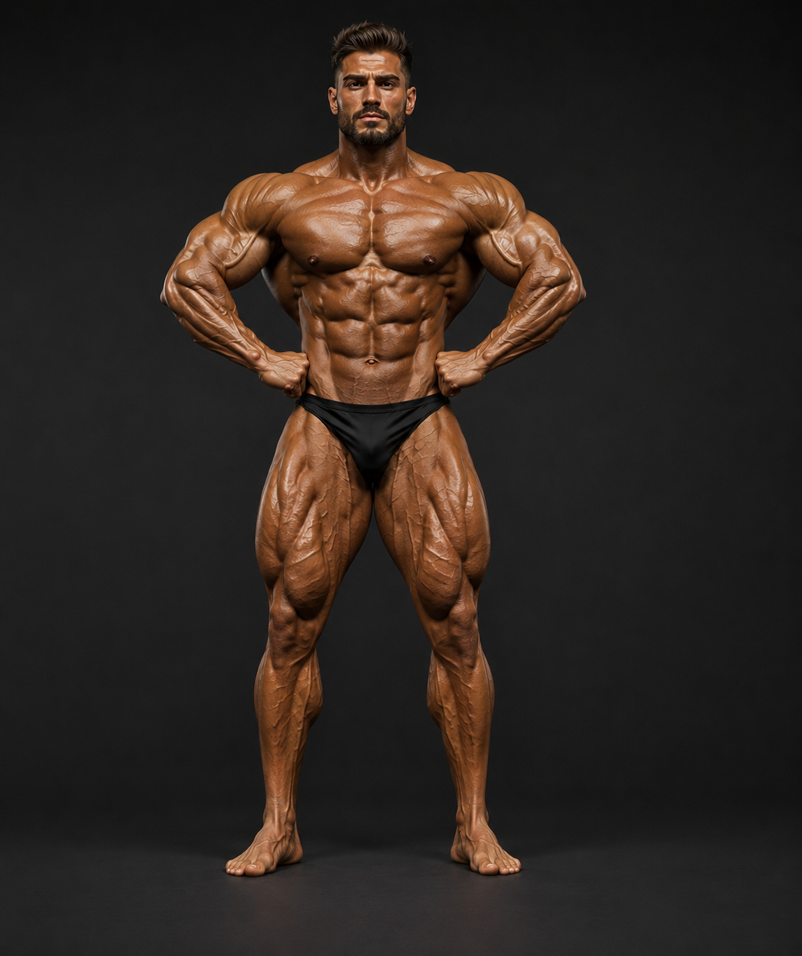 NPC / IFBB / WBFF Men's Bodybuilding Posing Trunks – Regular Cut