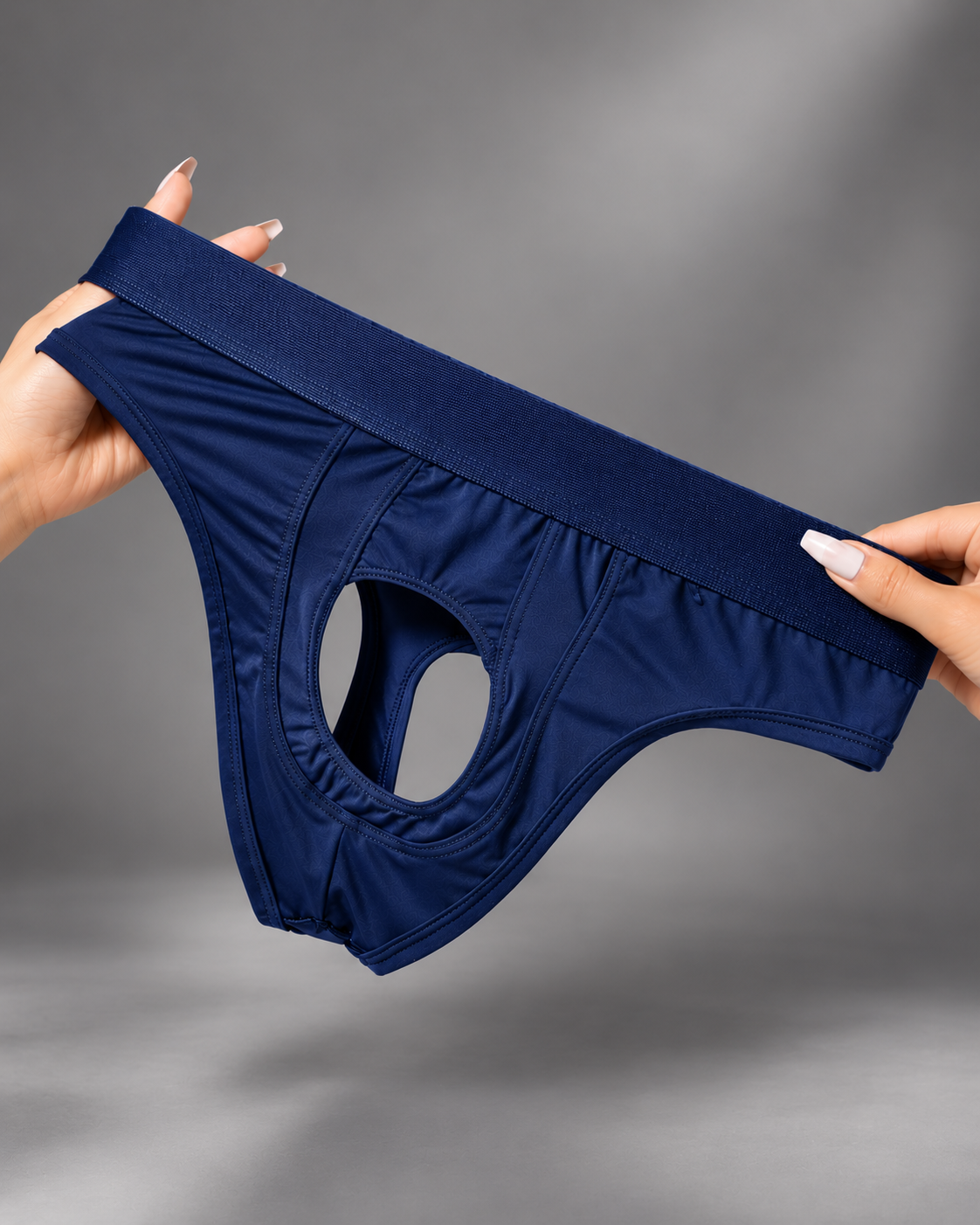 Men's Ice Silk Hollow-Out Jockstrap