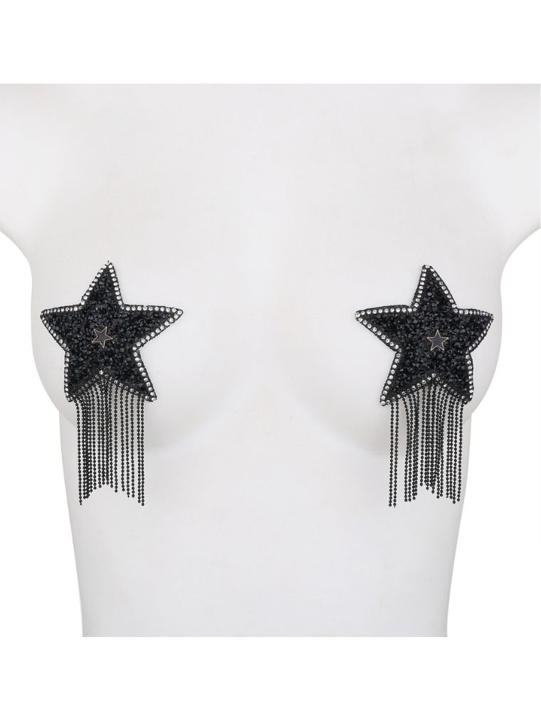 Shiny Rhinestone Star Nipple Cover