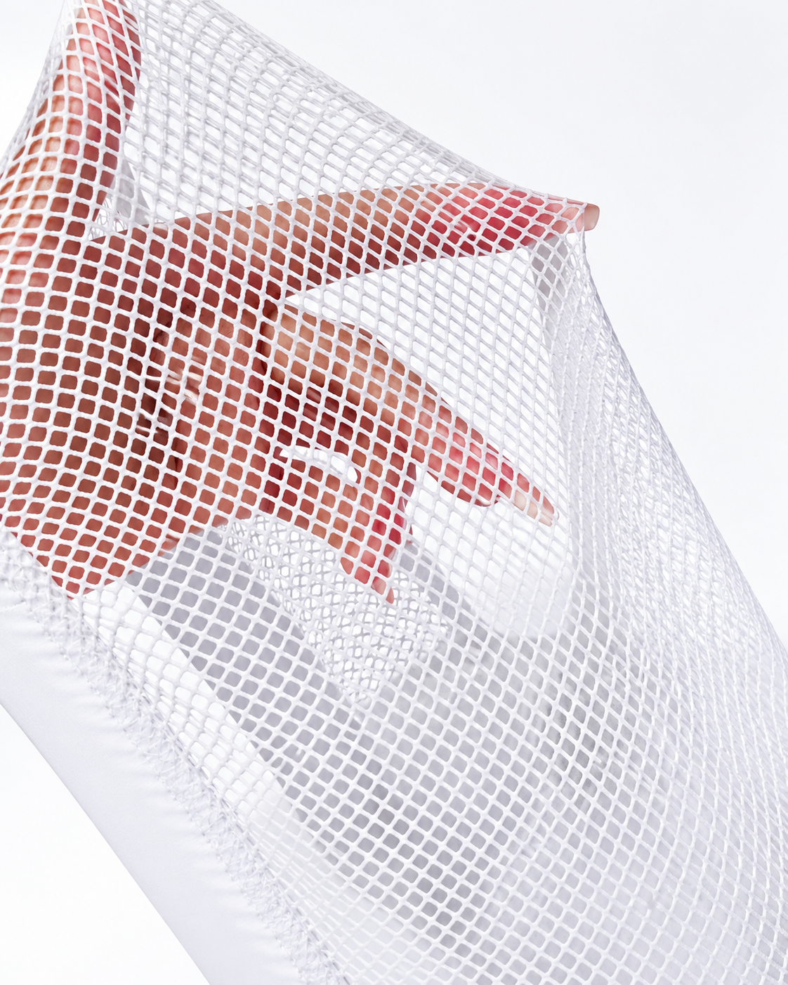 Men's White Mesh Briefs